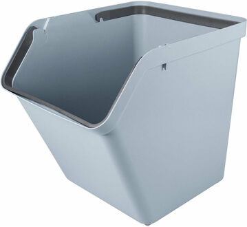 SunWare Sigma Home sorteer bak - afvalbak - blauw - stapelbaar - 60L - 49 x 39 x 45 cm