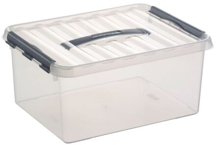 SunWare Stapelbare Q-line opbergbox 15 liter Transparant