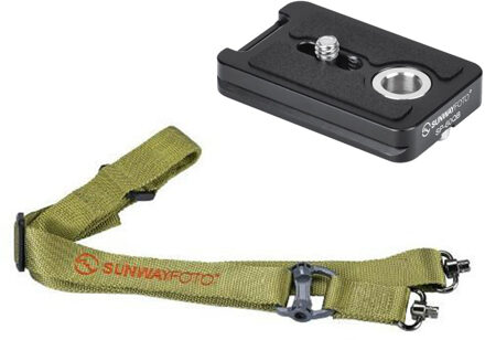 Sunwayfoto Camera Strap Green + SP-60QB