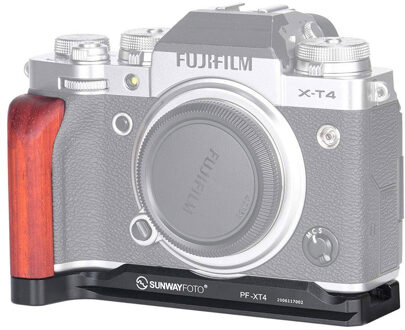 Sunwayfoto Plate w. dedicated grip for Fuji X-T4 (PF-XT4)