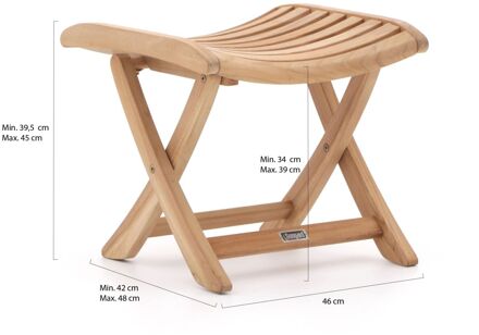 Sunyard Corby voetenbank (2 standen) - Laagste prijsgarantie! Bruin