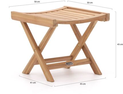 Sunyard Oxford voetenbank - Laagste prijsgarantie! Bruin