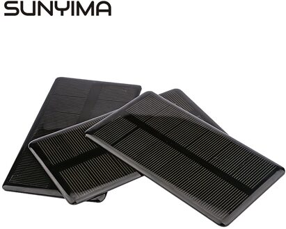 SUNYIMA 3Pcs 6V 210mA Zonnepaneel Grade single crystal Solar Charger zonne-energie Fotovoltaïsche Cel DIY 133 * 73mm