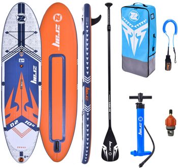 SUP boardAlle leeftijden - oranje - blauw - wit