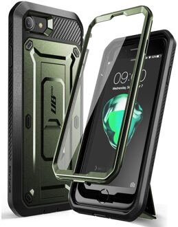 Supcase Voor Iphone Se 2022 Case Voor Iphone 7/8 Case Ub Pro Robuuste Holster Cover Case Met Ingebouwde screen Protector groen