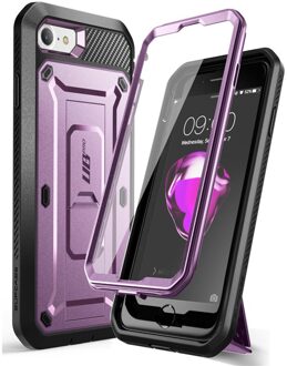 Supcase Voor Iphone Se 2022 Case Voor Iphone 7/8 Case Ub Pro Robuuste Holster Cover Case Met Ingebouwde screen Protector paars