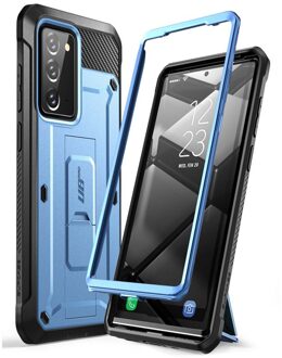 Supcase Voor Samsung Galaxy Note 20 Case 6.7 Inch ) ub Pro Full-Body Robuuste Holster Cover Zonder Ingebouwde Screen Protector blauw