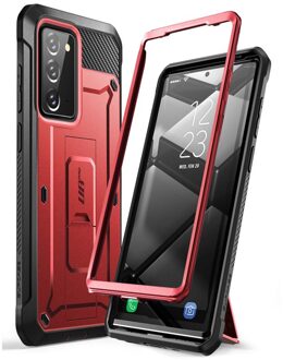 Supcase Voor Samsung Galaxy Note 20 Case 6.7 Inch ) ub Pro Full-Body Robuuste Holster Cover Zonder Ingebouwde Screen Protector rood