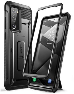 Supcase Voor Samsung Galaxy Note 20 Case 6.7 Inch ) ub Pro Full-Body Robuuste Holster Cover Zonder Ingebouwde Screen Protector zwart