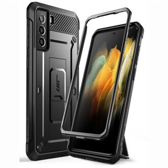 Supcase Voor Samsung Galaxy S21 Case Release) 6.2 Inch Ub Pro Full-Body Holster Cover Zonder Ingebouwde Screen Protector zwart