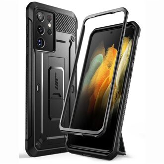 Supcase Voor Samsung Galaxy S21 Ultra Case Release) 6.8 "Ub Pro Full-Body Holster Cover Zonder Ingebouwde Screen Protector zwart