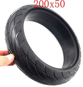 Super 8 Inch 200X50 Non-Luchtband Voor En Achter Scooter Effen Tire Voor Xiaomi Ninebot ES1 es Elektrische Scooter Kickscooter tyre