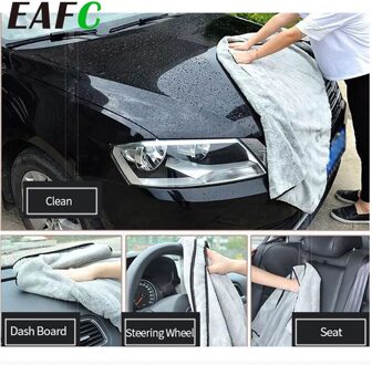 Super Absorberende Auto Wassen Microfiber Handdoek Car Cleaning Drogen Doek Grote Maat 60X40 Cm Zomen Car Care Doek detailing Towel