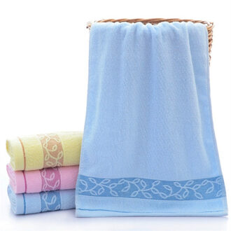 Super Absorberende Zachte Washandje Katoen Siege Afdrukken Badhanddoek GJJJQJ274 Blauw