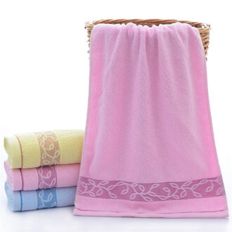 Super Absorberende Zachte Washandje Katoen Siege Afdrukken Badhanddoek GJJJQJ274 Roze