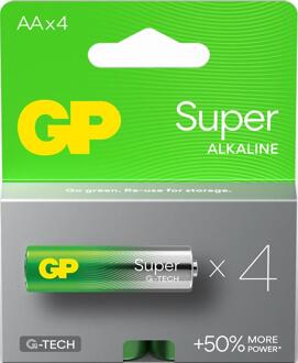 Super Alkaline AA-batterijen