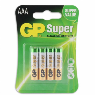 Super Alkaline AAA-batterijen
