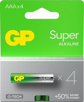 Super Alkaline AAA-batterijen