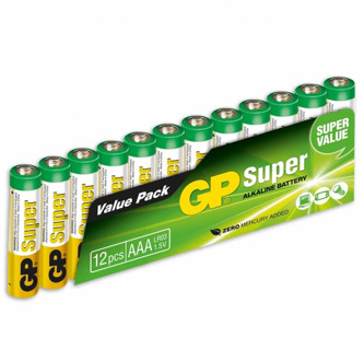 Super Alkaline Valuepack 12x AAA