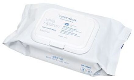 Super Aqua Ultra Hyalron Cleansing Oil Wipes 30 sheets