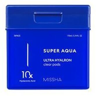 Super Aqua Ultra Hyalron Clear Pads 70 pads