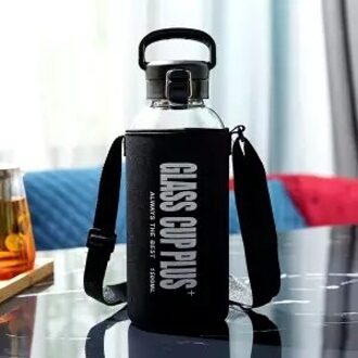 Super Capaciteit Water Cup 2000Ml Glas Creatieve Draagbare Draagbare Zomer Cup Sport Fitness Trend Theekopje Leuke Waterfles Kinderen 2000ml reeks