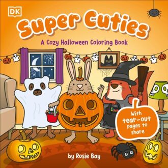 Super Cuties: A Cozy Halloween Coloring Book - Super Cuties - Rosie Bay