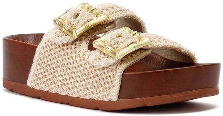 Super Dames Beige Sandalen - EU 37 / UK 4