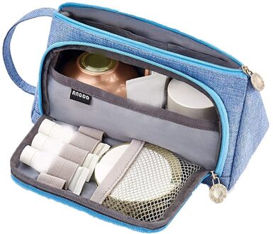 Super Etui Kawaii Grote Capaciteit Pencilcase School Pen Geval Levert Potlood Schooltas Doos Potloden Pouch Briefpapier oxford blauw