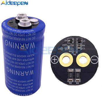 Super Farad Capacitor 2.7V 360F 35*67mm High Frequency Low Screw Feet Super Capacitor with Protection Board for Car