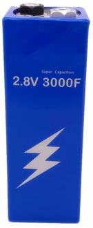 Super Farad Capacitor 2.8V 3000F 161*56*56mm Low ESR High Frequency Super Capacitor 2.8V3000F with Protection Board for Car