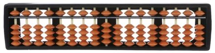 Super Goede 17 Standaard Abacus Soroban Japanse Chinese Rekenmachine Tellen Tool Math Beginner Abacus Hoofdrekenen