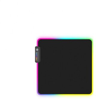 Super-Grote Lichtgevende Toetsenbord Pad Side-Locked Game Muismat Verdikte Zeven-Kleur Rgb Led lichten Computer Gamer klein