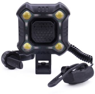 Super Heldere Fiets Hoorn Lichten Front Usb Oplaadbare Led Koplamp Stofdicht Zaklamp Sport Entertainment Rijden