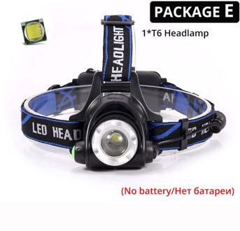 Super Heldere Led Koplamp Originele Xlamp Xhp50 Hoge Krachtige Usb Led Koplamp Head Lamp Gebruik 3*18650 Zaklamp Fakkel Package E