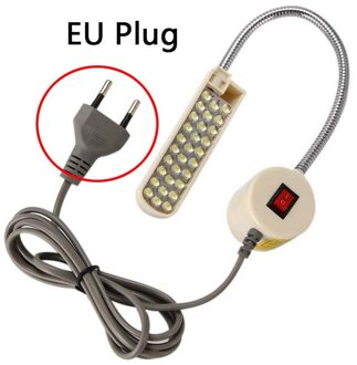 Super Heldere Led Naaimachine Light 10/20/30 Led Multifunctionele Zwanenhals Werk Lamp Voor Draaibanken, Boor Persen, werkbanken Ac220v Eu plug / 20leds