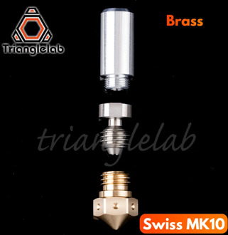 Super high quality Micro Swiss MK10 All Metal Hotend Kit MK10 Nozzle M7 3D printer kit Threaded Nozzle three kinds of material