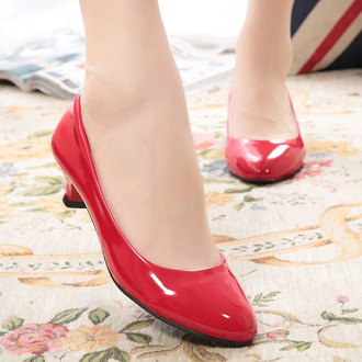 Super High Women Shoes Pointed Toe Pumps Dress High Heels Boat Wedding Shoes Zapatos Mujer Matte Low-heeled