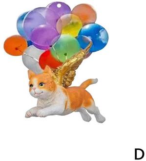 Super Leuke Kitten Ballon Auto Hanger Interieur Achteruitkijkspiegel Decoratie Spiegel Accessoires Interieur Hanger Hanger Leuke, Cartoo B9R1