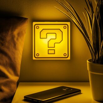 Super Mario Nintendo Question Block Night Light