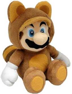 Super Mario Plush Figure Tanooki Mario 22 cm