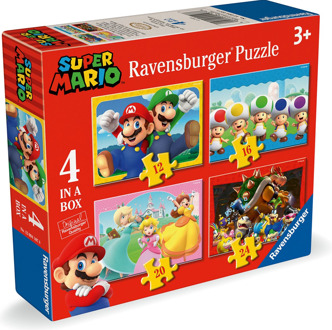 Super Mario Puzzel (12, 16, 20, 24 stukjes)