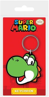Super Mario Rubber Keychain Yoshi 6 cm