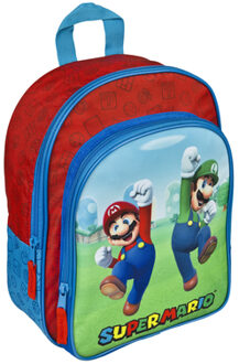 Super Mario rugzak met voorvak Kleurrijk