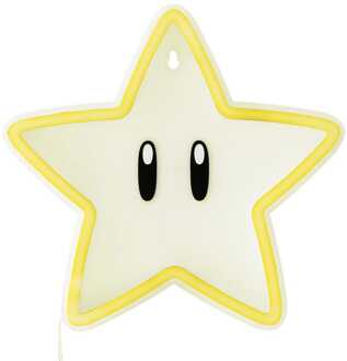 Super Mario Super Star Wall Mountable Led Neon Light