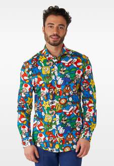 Super Mario™ Overhemd Volwassenen Multikleur - Print