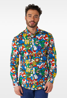 Super Mario™ Overhemd Volwassenen Multikleur - Print