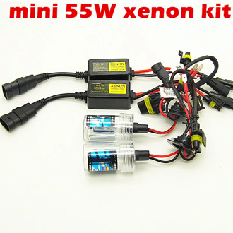 super mini 55w XENON ballast H7 XENON H11 H1 6000K 9005 9006 880 881 H3 H8 H9 HB3 HB4 H4 car hid headlight 8000k 10000k 4300k