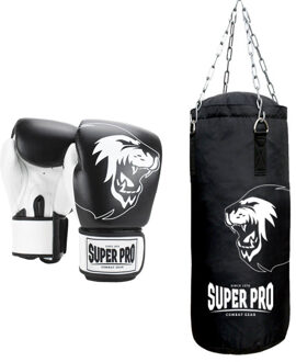 Super Pro Combat Gear Bokszakset Junior Boks zak Set Jr. Zwart
