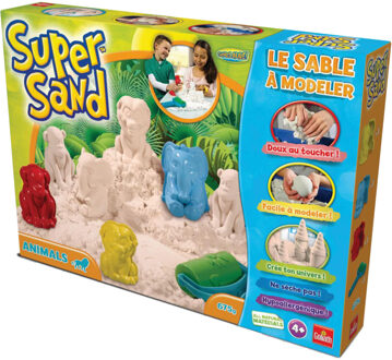 Super Sand Animals speelzand 675 gram 6-delig Multikleur